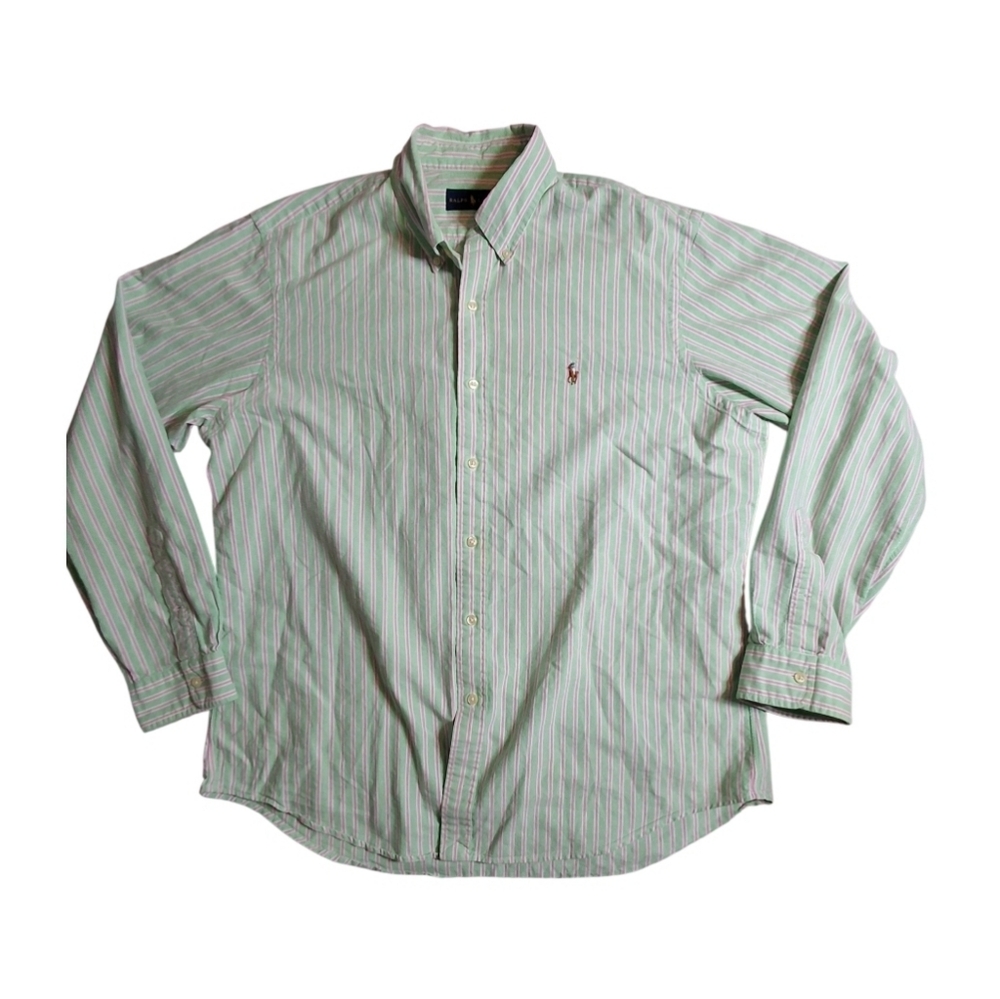 Polo Ralph Lauren Button Down Men Size XL Classic Pony Long Sleeve Old Money